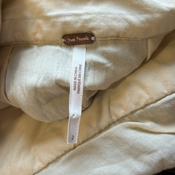 Free People One Million Lovers Black Lace Deep V Neck Mini Dress Size 2 - Picture 11 of 15